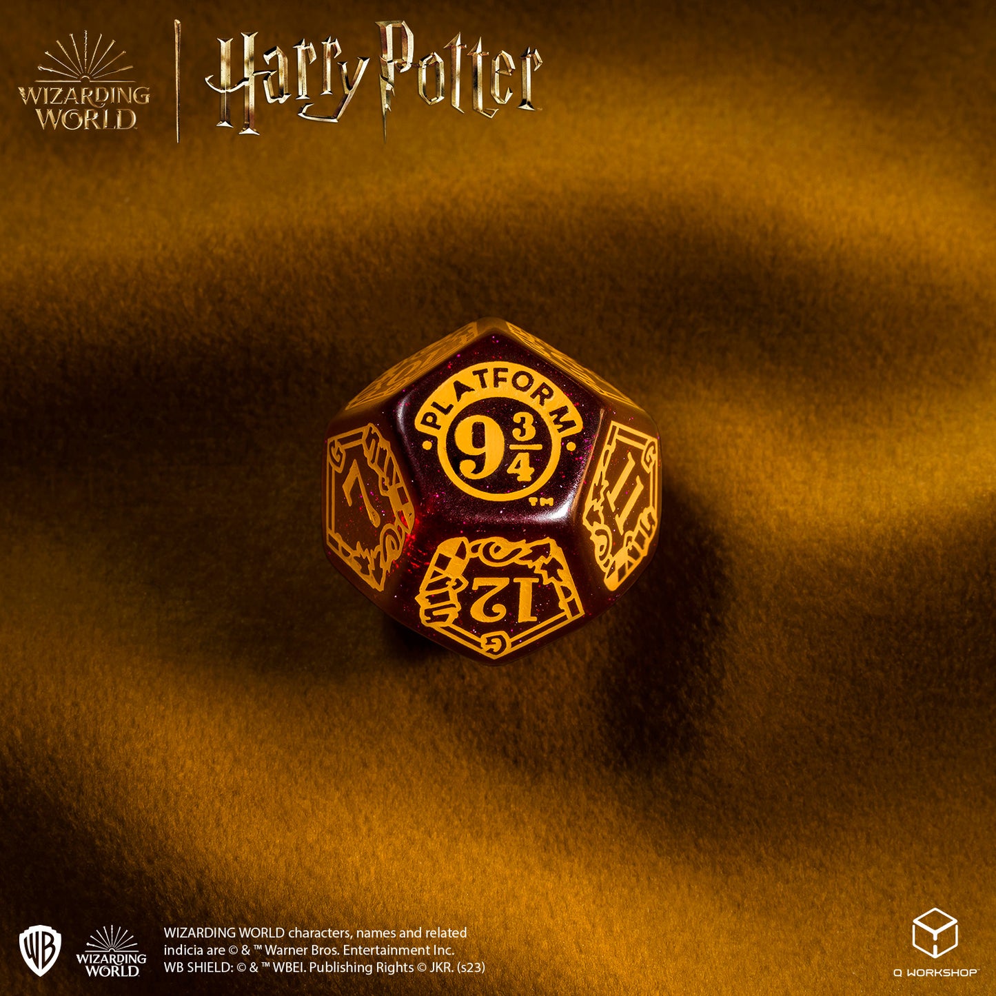 Harry Potter. Gryffindor Modern Dice Set - Red