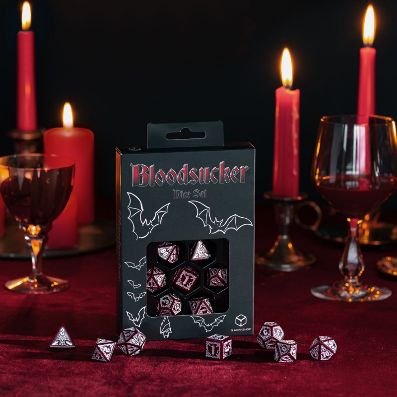 Bloodsucker Dice Set - Scarlet