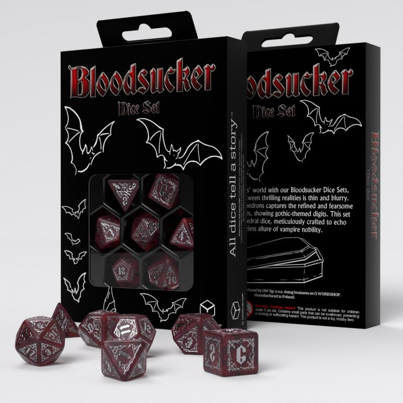 Bloodsucker Dice Set - Scarlet