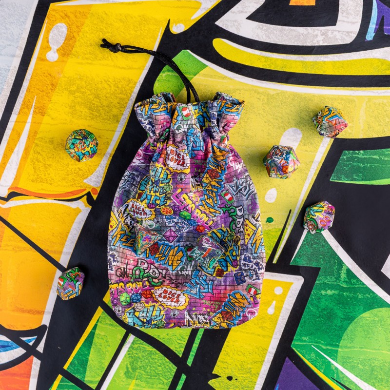 Full Art Dice® Pouch: Graffiti (Preorder)
