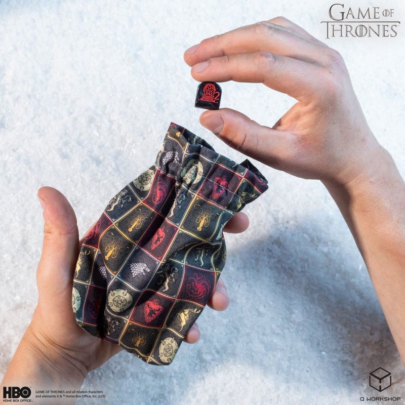 Game of Thrones. The Sigils Pattern Dice Pouch. (Preorder)