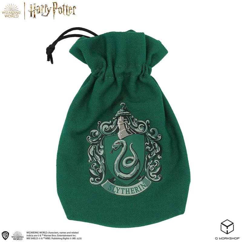 Harry Potter. Slytherin D6 Dice Set & Pouch