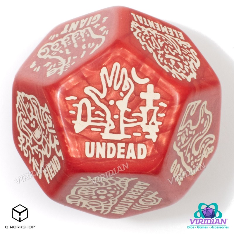 Monster Generator Die: Red&Beige (Preorder)