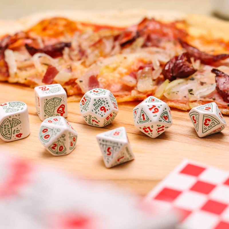 Pizza Dice Set: Pepperoni (Preorder)