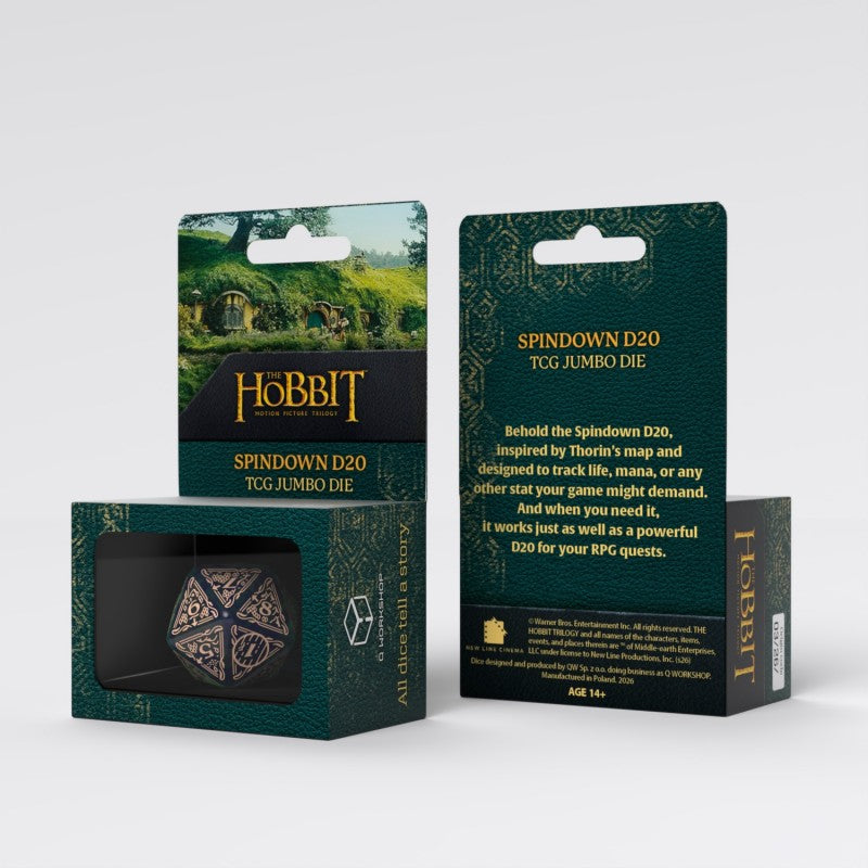 The Hobbit Spindown D20 - Tideborn TCG Jumbo Die (Preorder)