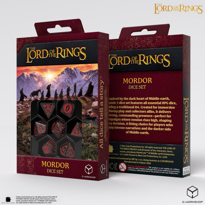 The Lord of the Rings: Mordor Dice Set (Preorder)