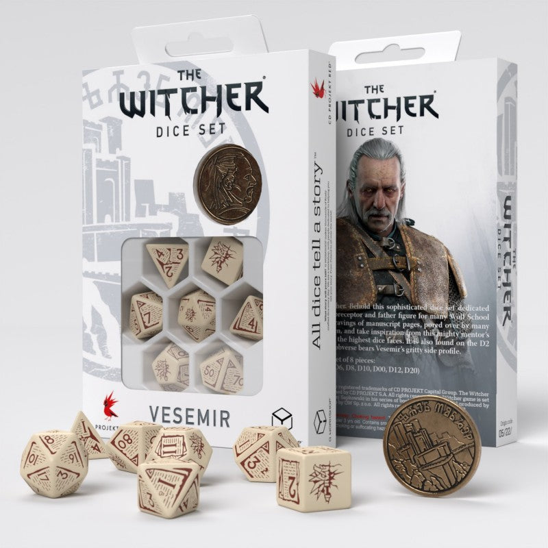 The Witcher Dice Set - Vesemir - The Old Wolf