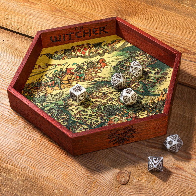 The Witcher Wooden Dice Tray (Preorder)