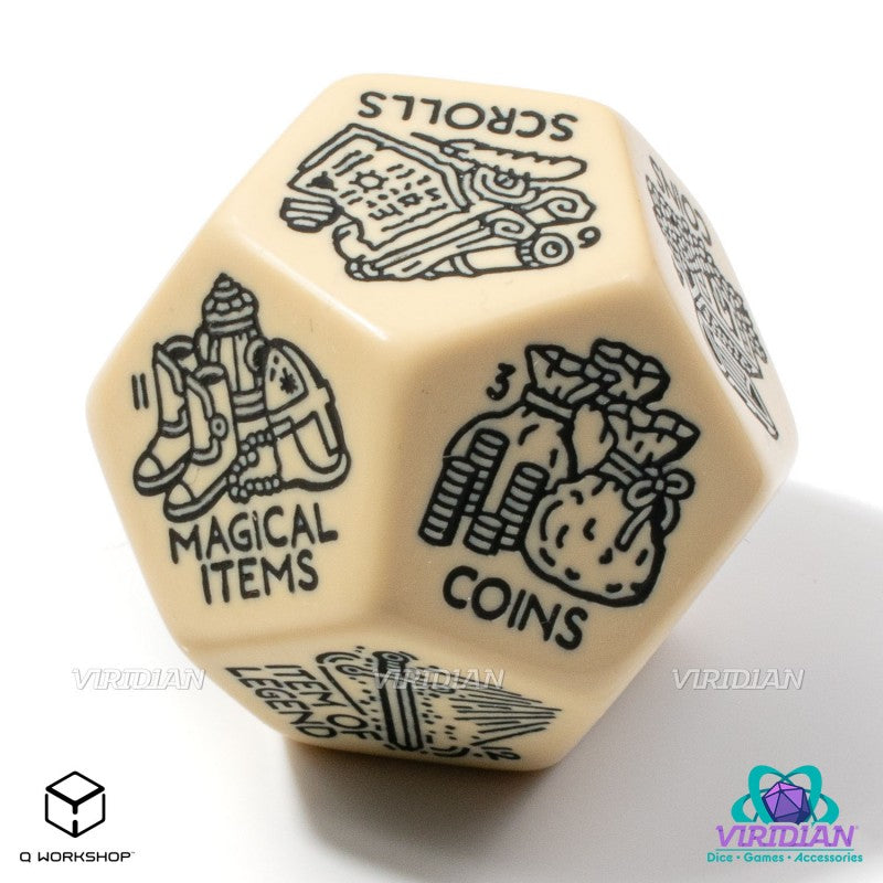 Treasure Generator Die: Beige&Black (Preorder)