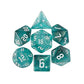 混色閃亮星光骰子 - 水藍綠色（附骰袋）