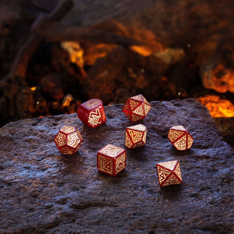 Dwarven Modern Dice Set: Jewels