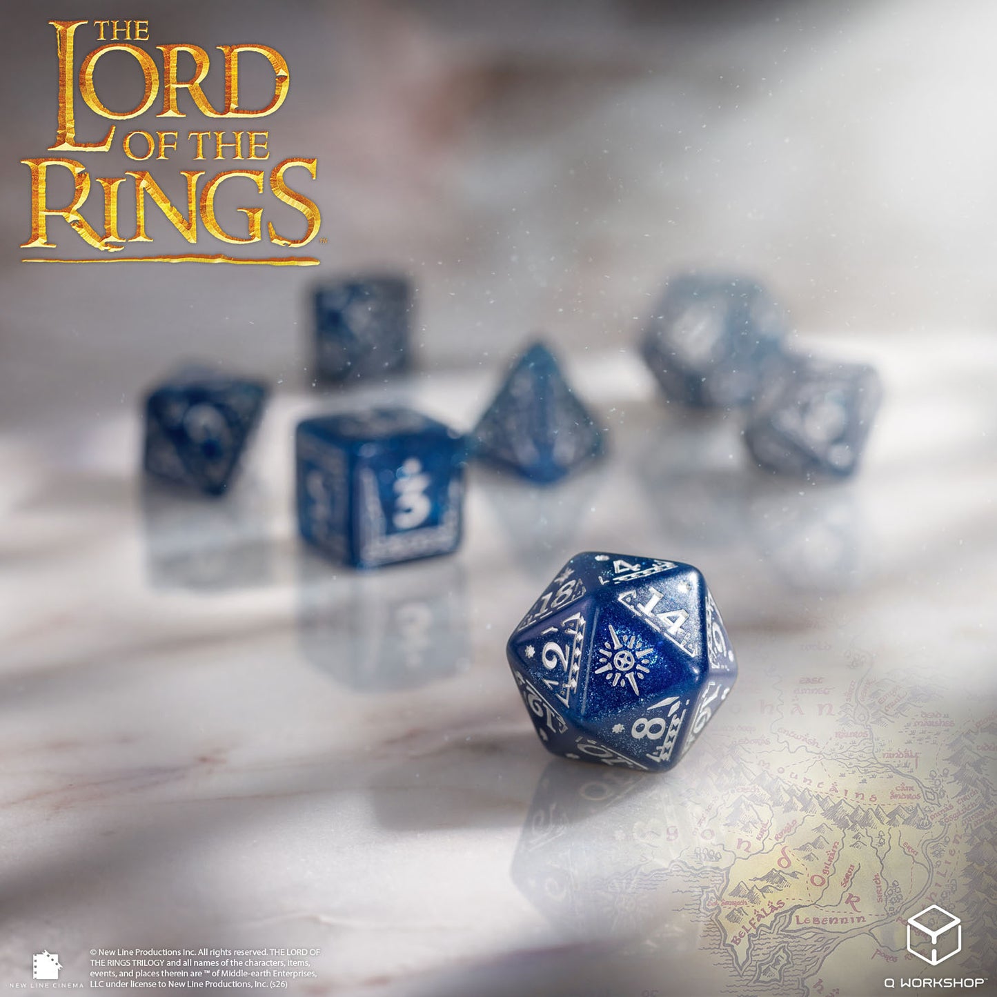 The Lord of the Rings: Gondor Dice Set (Preorder)