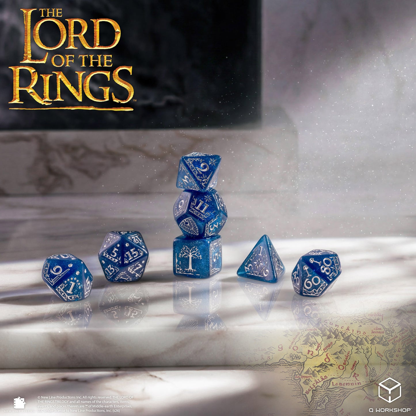 The Lord of the Rings: Gondor Dice Set (Preorder)