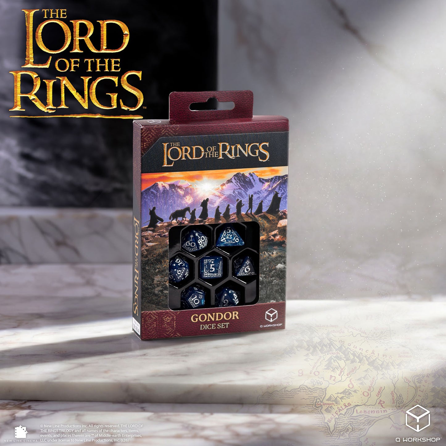 The Lord of the Rings: Gondor Dice Set (Preorder)