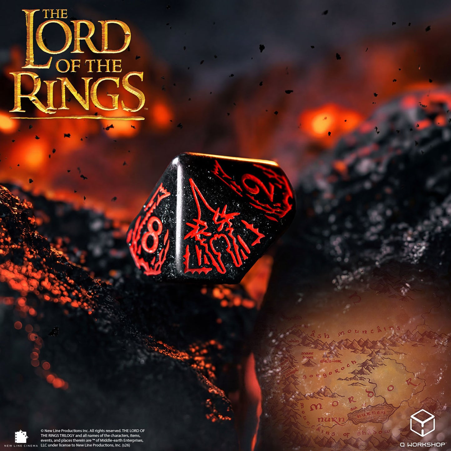 The Lord of the Rings: Mordor Dice Set (Preorder)