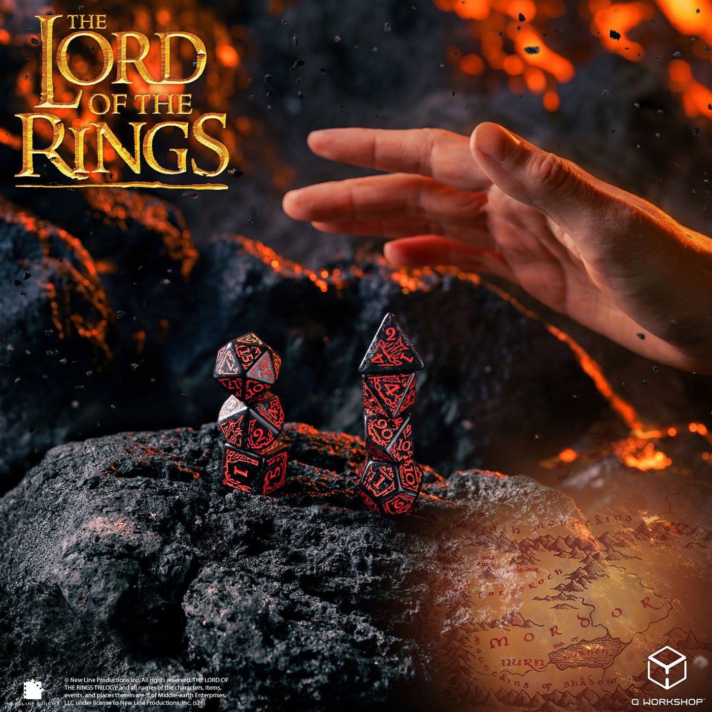 The Lord of the Rings: Mordor Dice Set (Preorder)