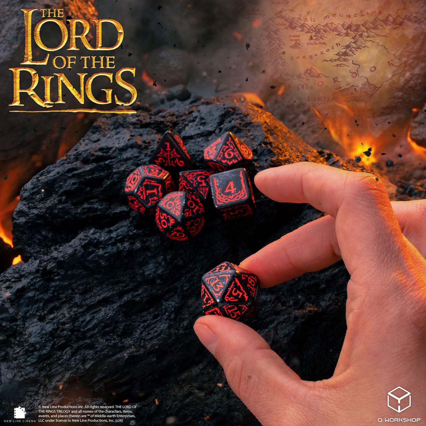 The Lord of the Rings: Mordor Dice Set (Preorder)