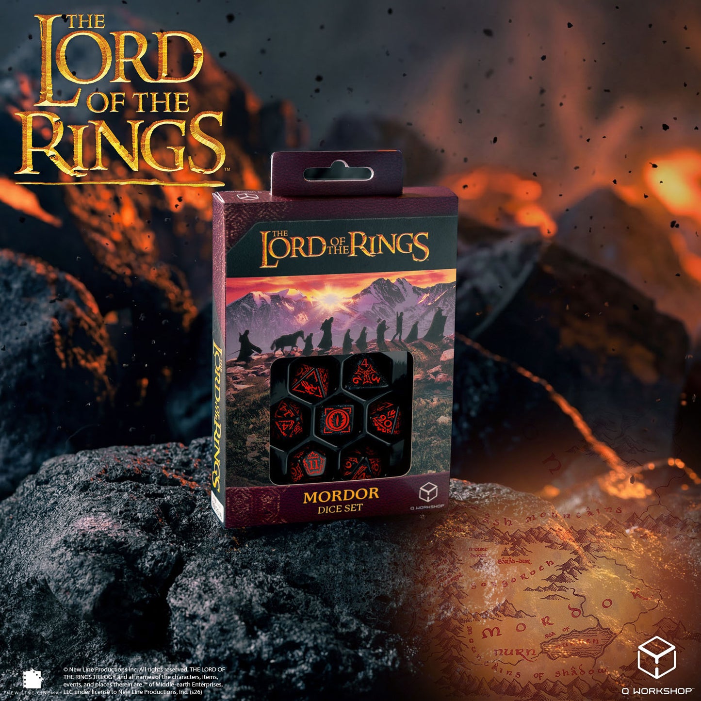 The Lord of the Rings: Mordor Dice Set (Preorder)