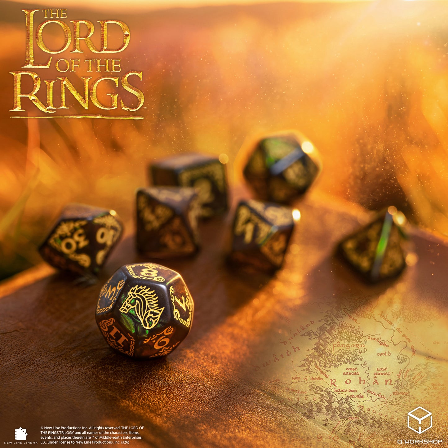 The Lord of the Rings: Rohan Dice Set (Preorder)
