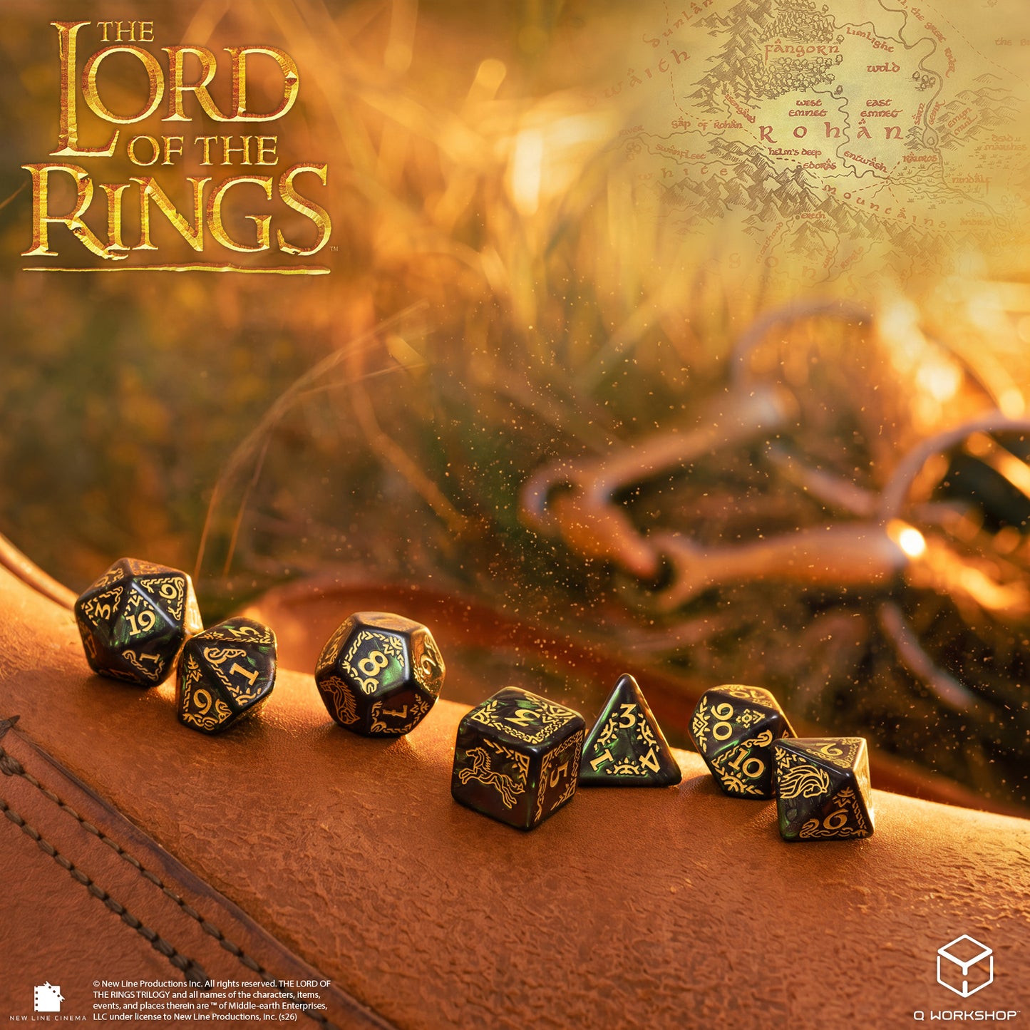 The Lord of the Rings: Rohan Dice Set (Preorder)