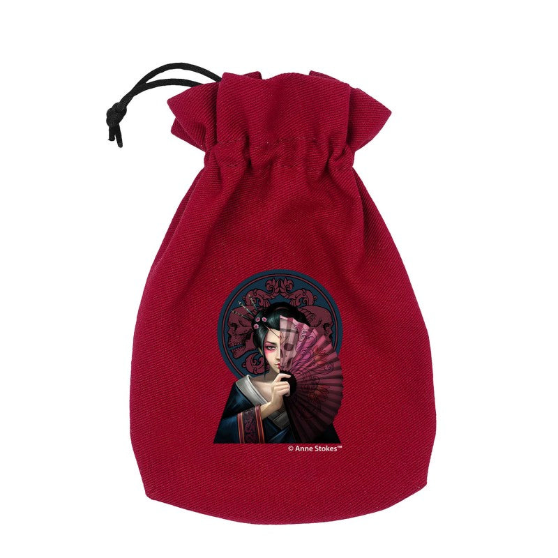 Anne Stokes Dice Pouch: Geisha Skull (Preorder)