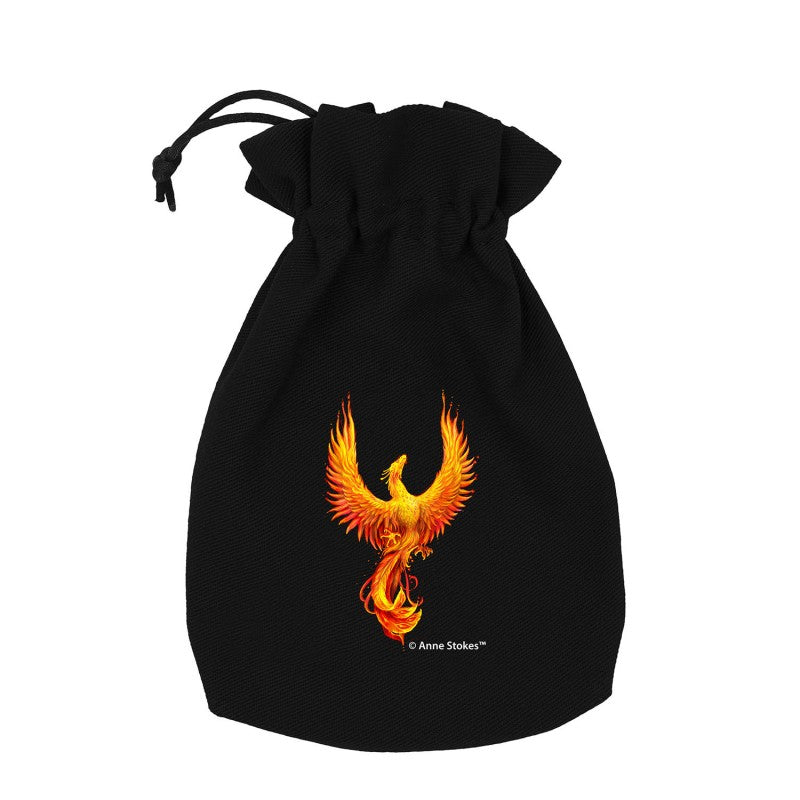 Anne Stokes Dice Pouch: Phoenix (Preorder)