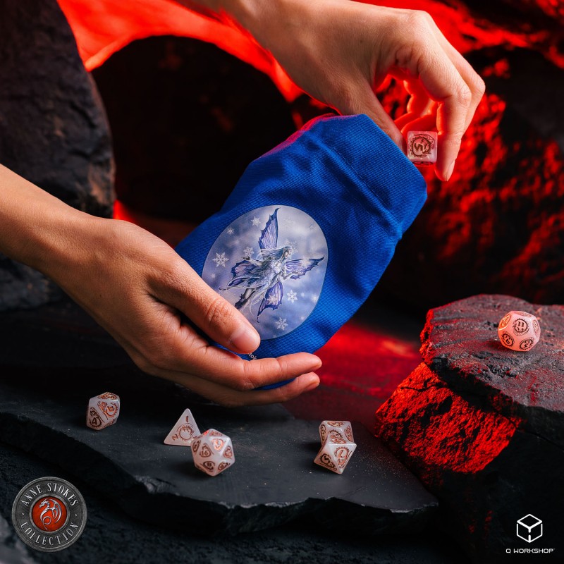 Anne Stokes Dice Pouch: Snow Fairy (Preorder)