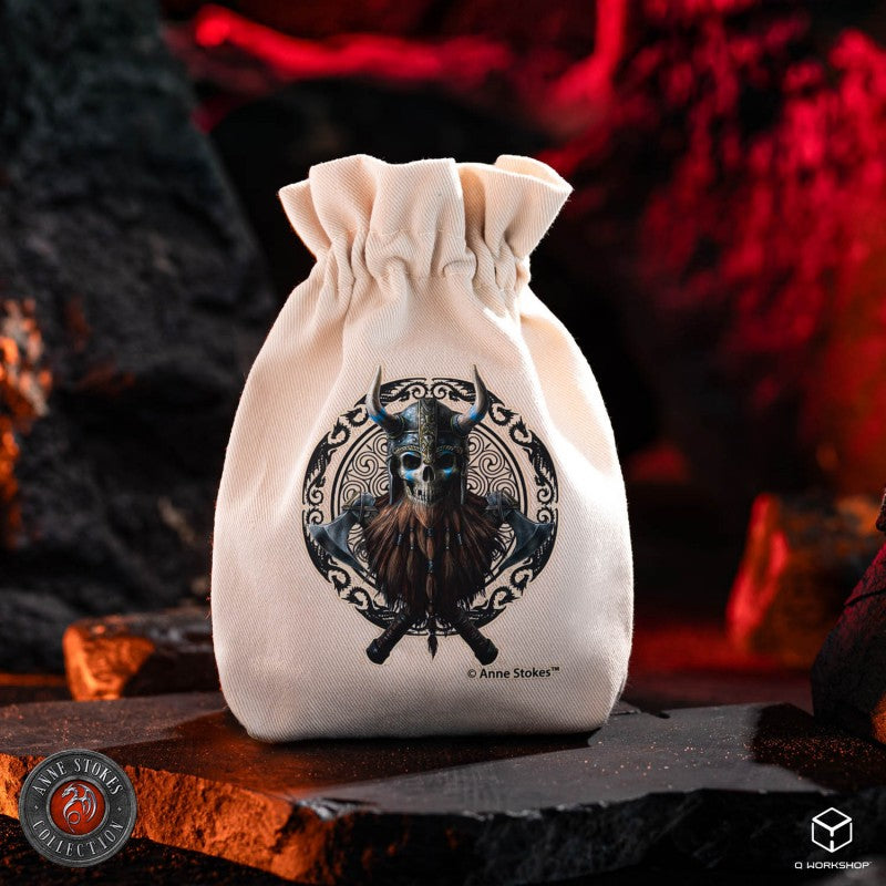 Anne Stokes Dice Pouch: Viking Skull (Preorder)