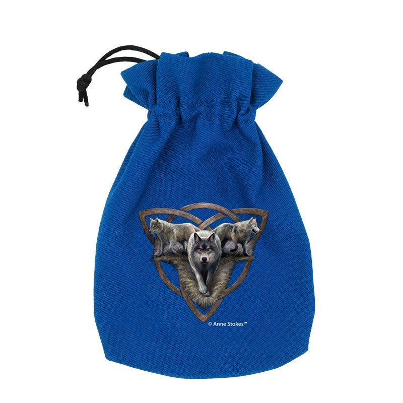 Anne Stokes Dice Pouch: Wolf Trio (Preorder)