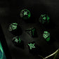 Call of Cthulhu Dice Black & glow-in-the-dark Dice Set (Preorder)