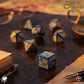 Call of Cthulhu 7th Edition - Blue-green & Gold Dice Set (Preorder)