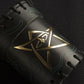 Call of Cthulhu Black & green-golden Leather Dice Cup (Preorder)
