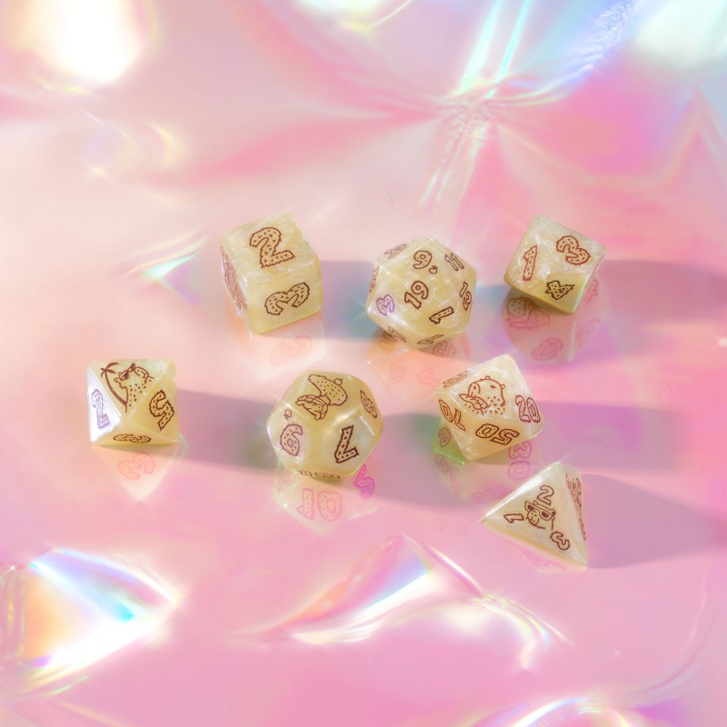 Capybara Dice Set: Sleepie (Preorder)