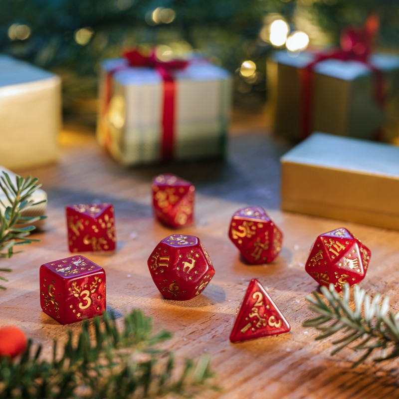 Christmas Dice Set (Preorder)