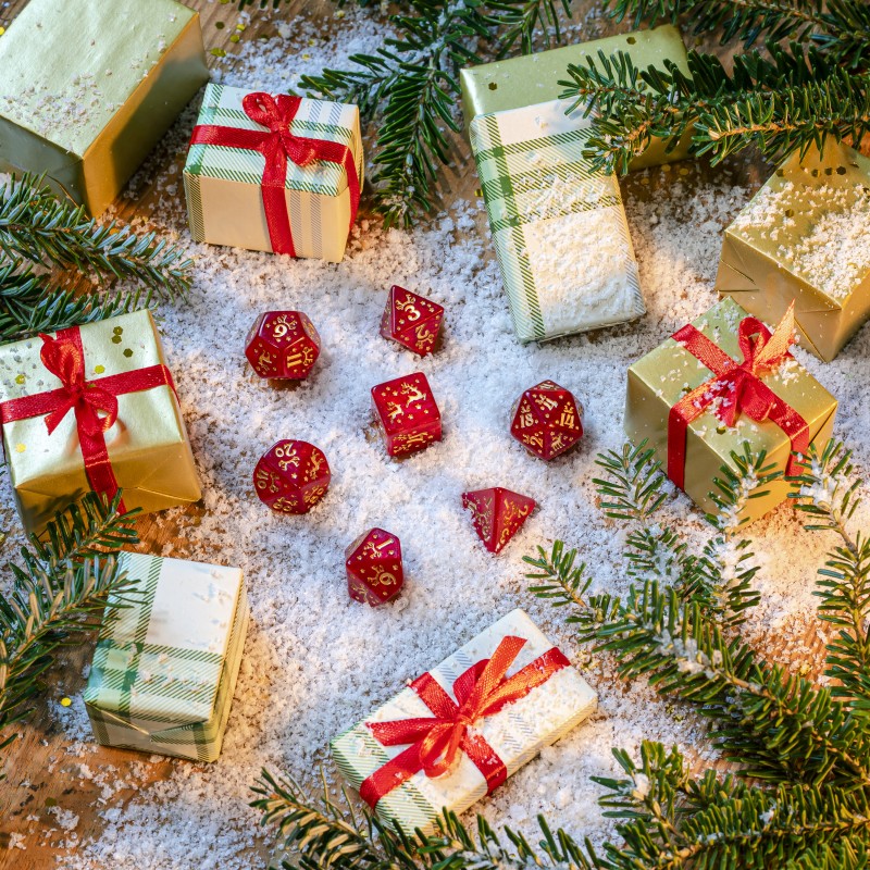Christmas Dice Set (Preorder)