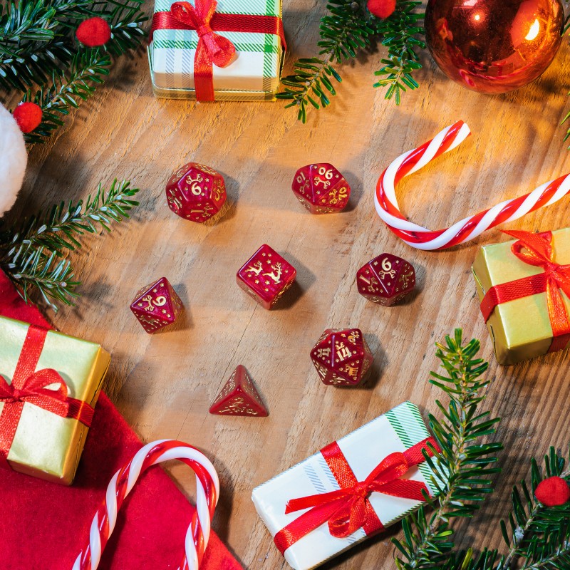 Christmas Dice Set (Preorder)