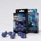 Classic RPG Cobalt & white Dice Set (Preorder)