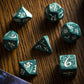 Classic RPG Stormy & white Dice Set (Preorder)