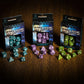 Classic RPG Stormy & white Dice Set (Preorder)