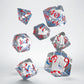 Classic RPG Translucent & blue-red Dice Set (Preorder)