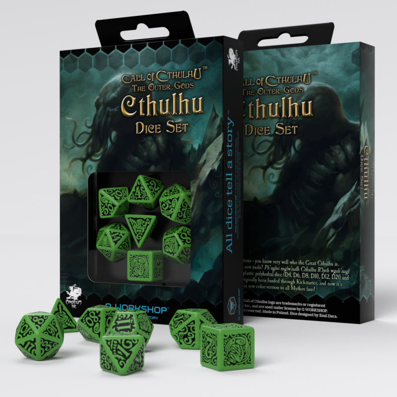 COC The Outer Gods Cthulhu Dice Set (Preorder)