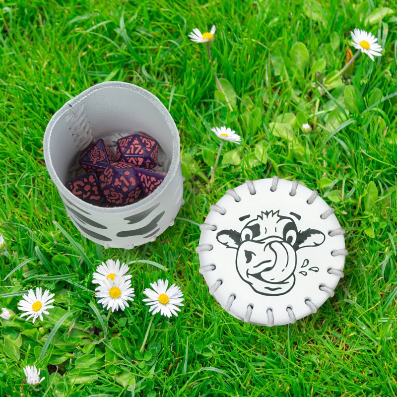 Cow Leather Dice Cup (Preorder)