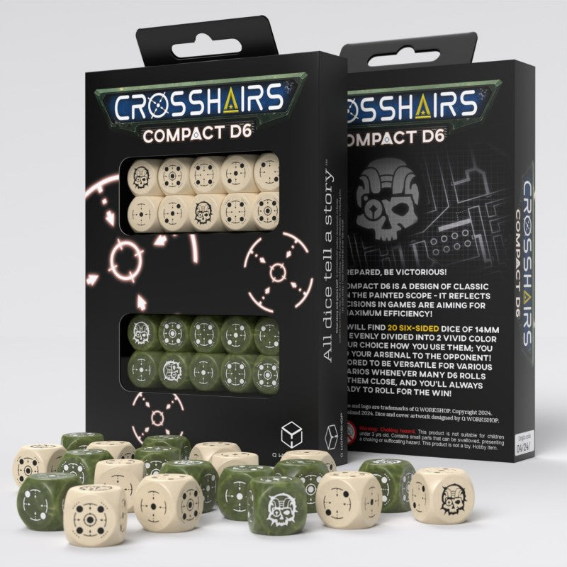 Crosshairs Compact D6: Beige&Olive (Preorder)