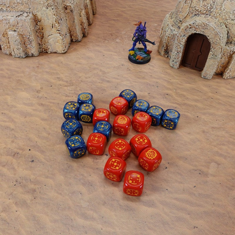 Crosshairs Compact D6: Cobalt&Red (Preorder)