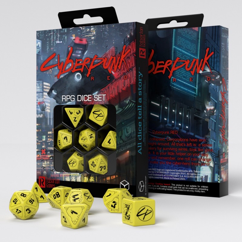 Cyberpunk Red Dice Set: Danger Zone (Preorder)