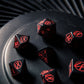 Cyberpunk Red Dice Set - Blood over Chrome (Preorder)