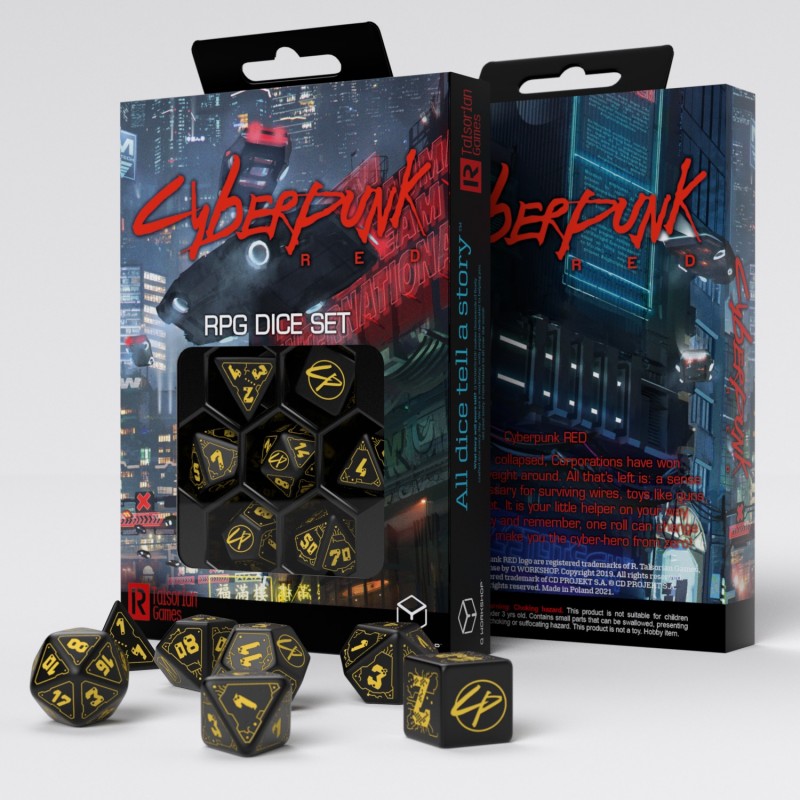 Cyberpunk Red Dice Set: Wet Work (Preorder)