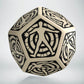 D12 Beige & black Hit Location die (Preorder)