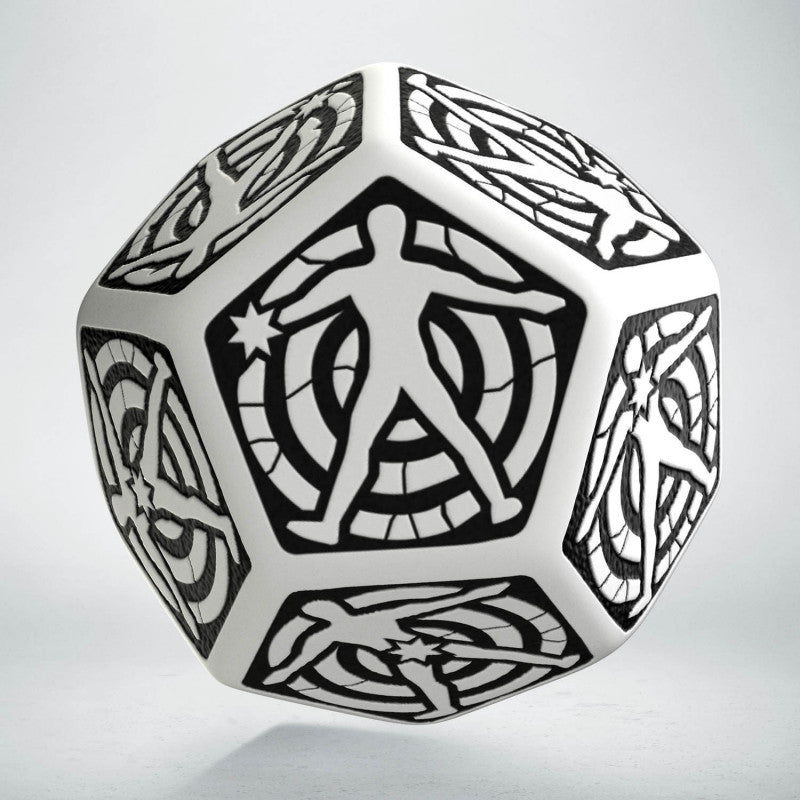 D12 White & black Hit Location die (Preorder)
