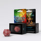 D20 Level Counter Red & white Die (Preorder)